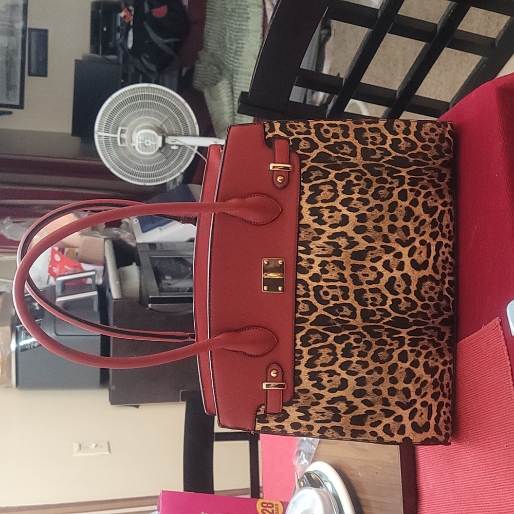 beautiful animal print purse